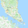 シンガポールとマレーシアの地図